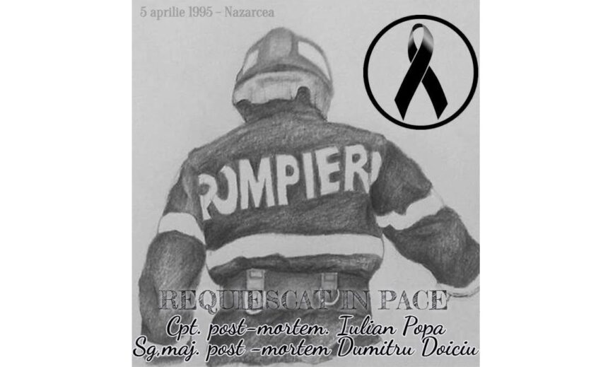 O jumătate de veac de la tragedia care a lăsat o amprentă adâncă în Constanța: ISU Dobrogea onorează memoria eroilor Iulian Popa și Dumitru Doiciu. 1 30 de ani de la tragedia care a marcat constanta isu dobrogea aduce un omagiu eroilor iulian popa si dumitru doiciu 67f1313644072