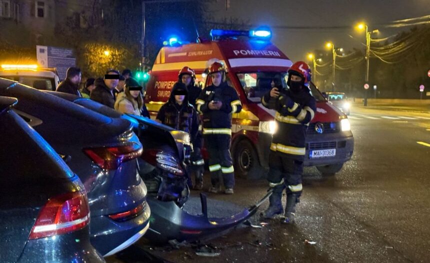 a fost retinut soferul beat care provocat accidentul de pe strada dezrobirii patru masini au fost avariate 67ee550abe342