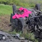Impact devastator: O tânără de 20 de ani a lovit cu forță un cap de pod la volanul mașinii sale 2 accident grav dupa ce o soferita de 20 de ani s a izbit violent cu masina de un cap de pod 6803eda34ed36
