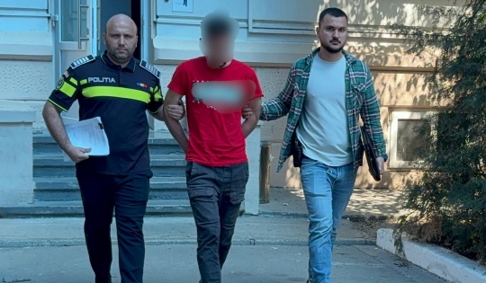 Bărbat în fugă, prins de forțele de ordine pe străzile din Năvodari 1 barbat urmarit de politisti in trafic la navodari 6807b045170a8