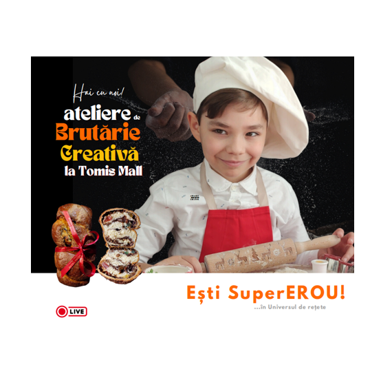 Duminică, micuții și părinții sunt așteptați la un atelier de cozonaci, găzduit de fondatorul brandului Moara Veche, în incinta Tomis Mall! 1 copiii alaturi de parinti invitati duminica la atelierul de cozonacit organizat de fondatorul brandului moara veche la tomis mall 67f8d444aaa4e