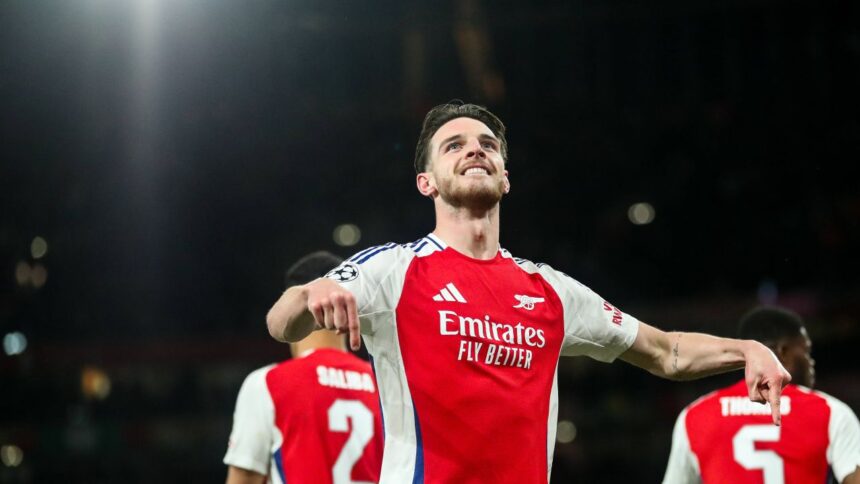 Declan Rice strălucește la interviuri după "dublă" în meciul Arsenal - Real Madrid 3-0: "O aveam pregătită, dar am lovit zidul de prea multe ori" 1 declan rice a facut show la interviuri dupa dubla din arsenal real madrid 3 0 o aveam pregatita am dat o in zid de prea multe ori 67f5a1f93acde