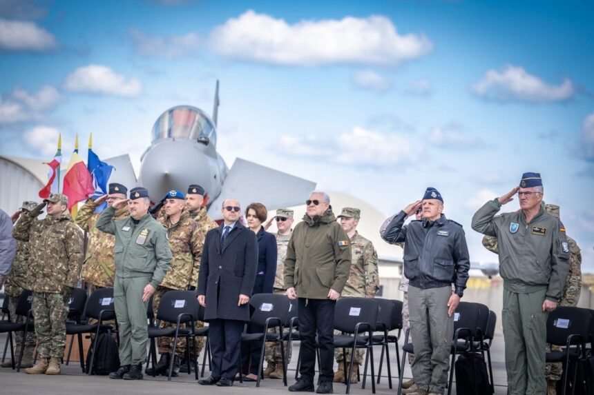 Forțele Aeriene Italiene în Acțiune: Ceremonia de la Baza Kogălniceanu cu Prezența Tîlvarului (MApN) 1 detasament al fortelor aeriene italiene in misiuni de politie aeriana tilvar mapn prezent la ceremonia de la baza kogalniceanu 67f67ad0befcd