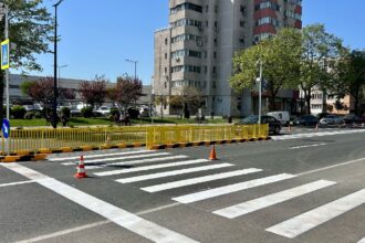 doua noi treceri de pietoni cu scuar in curs de amenajare in constanta lucrari in desfasurare pe bulevardul 1 decembrie si soseaua mangaliei 680a3b6d218af