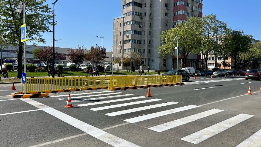 Constanța se transformă: Se conturează două noi treceri de pietoni cu scuar pe bulevardul 1 Decembrie și Șoseaua Mangaliei! 1 doua noi treceri de pietoni cu scuar in curs de amenajare in constanta lucrari in desfasurare pe bulevardul 1 decembrie si soseaua mangaliei 680a3b6d218af