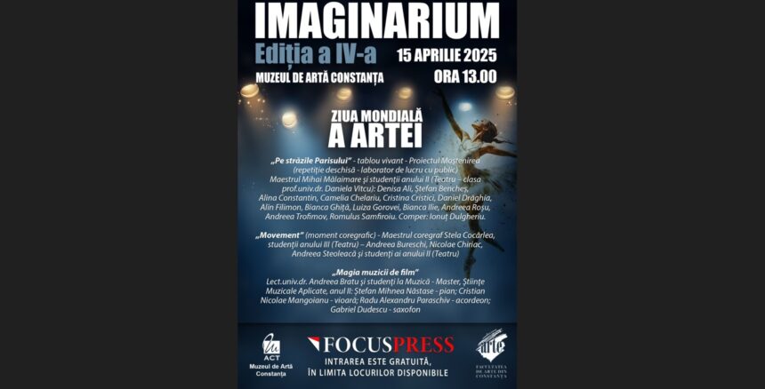 Invitație specială de la Focus Press și Facultatea de Arte: Maestrul Mălaimare, în Constanța, cu ocazia Zilei Mondiale a Artei 1 focus press si facultatea de arte va invita maestrul malaimare la constanta de ziua mondiala a artei 67fdad82e1aa2