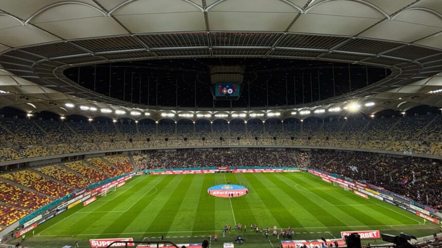 Tribunele vibrante ale meciului FCSB - ”U” Cluj: Personalități surprinse în zona de lux! 1 foto cum arata tribunele in fcsb u cluj si cine a fost surprins la loja vip 67f178af014db