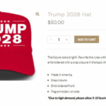 Donald Trump lansează șepci cu mesajul ”Trump 2028”, disponibile la prețul de 50 de dolari fiecare! 2 foto donald trump scoate la vanzare cu 50 de dolari bucata sepci cu inscriptia trump 2028 680b22b6b7a5f