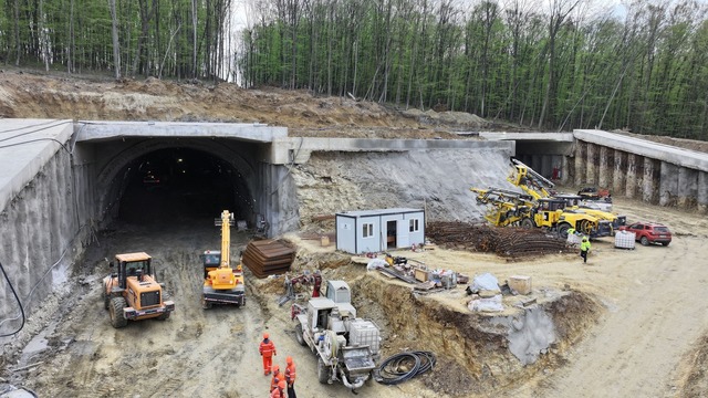 Umbrărescu mobilizează aproape 200 de muncitori pentru „Tunelurile destinate urșilor” 1 fotovideo umbrarescu a adus aproape 200 muncitori la tunelurile pentru ursi 6812230604997