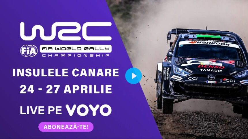 Raliuri Mondiale în Direct pe VOYO: Pregătește-te pentru competițiile din Insulele Canare! 1 galerie foto campionatul mondial de raliuri se vede live pe voyo urmeaza cursele din insulele canare 6807b6caeb81a