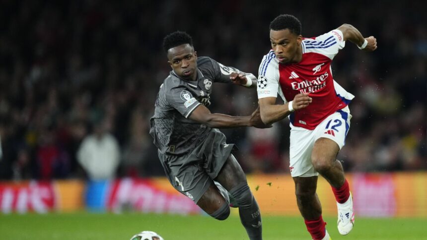 "Șoc total în Spania: Arsenal învinge Real Madrid cu 3-0!" 1 lovitura fatala spaniolii sunt in soc dupa arsenal real madrid 3 0 67f594a7360eb