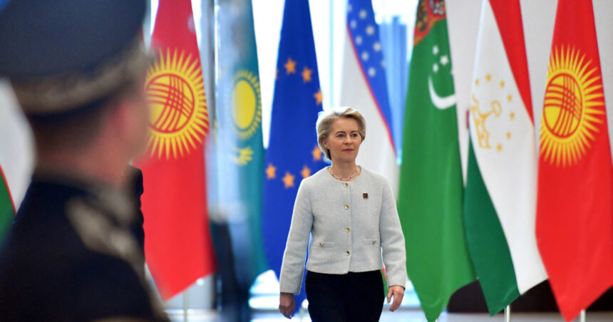 UE își intensifică angajamentul în Asia Centrală: Ursula von der Leyen subliniază importanța parteneriatelor de încredere 1 ue anunta o investitie uriasa in asia centrala ursula von der leyen partenerii de incredere nu au fost niciodata atat de importanti 67efc0e29da15