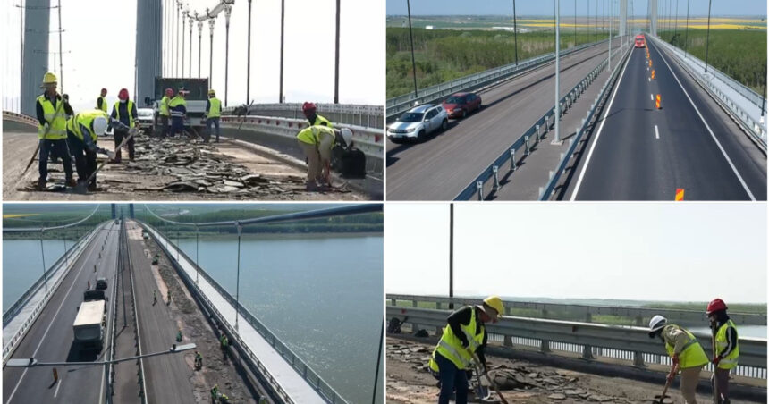 „Reasfaltare repetată: Podul suspendat de la Brăila, o lucrare făcută pe fugă” 1 video e treaba de mantuiala podul suspendat peste dunare de la braila reasfaltat pentru a cincea oara in doi ani 680cc9b472729
