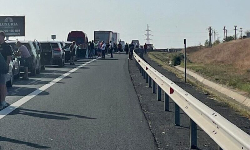Coliziune în lanț între trei vehicule pe Autostrada A2, București – Constanța 1 accident cu trei masini pe autostrada a2 bucuresti constanta 681336190c8fc