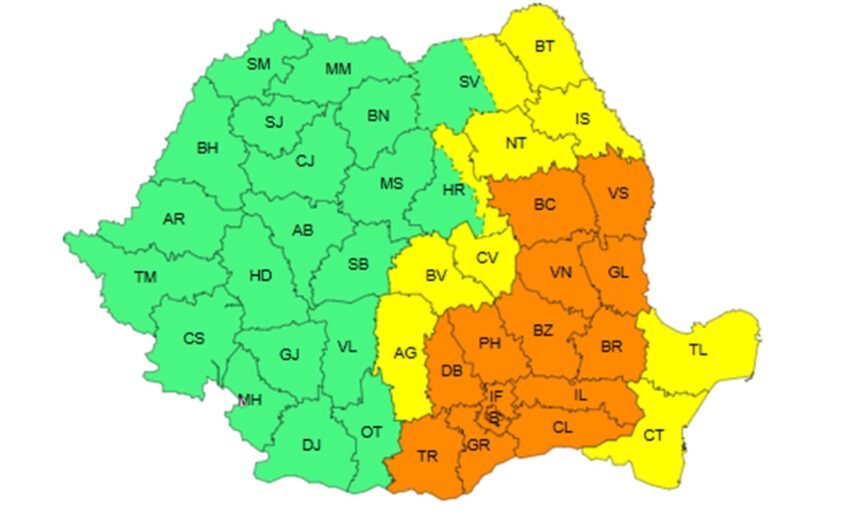 Atenție, vreme extremă în Constanța și Tulcea! Ce recomandă experții? 1 alerta meteo pentru constanta si tulcea iata ce spun specialistii 6832c87e42325