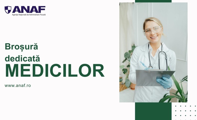 ANAF lansează un ghid special pentru profesioniștii din domeniul medical 1 anaf publica o brosura dedicata medicilor 681b3a549de4f