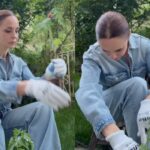 Andreea Marin, transformată total: muncind cu pasiune în grădină, îmbrăcată în salopetă și cu mâinile în pământ. 2 andreea marin in ipostaze de nerecunoscut in salopeta si cu mainile in pamant munceste in gradina 68284357ca2eb