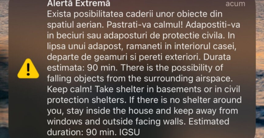 „Tensiuni la granița României: Alertă RO-ALERT în Tulcea. MApN confirmă: „Țintele” nu au pătruns în spațiul nostru aerian” 1 atac rusesc la granita romaniei mesaj ro alert in judetul tulcea mapn tintele nu au intersectat spatiul aerian al tarii 683952e615c53