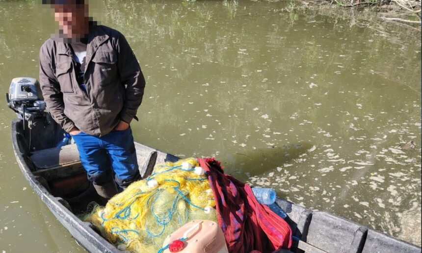 Captura ilegală din Delta Dunării: Mii de metri de plase și zeci de kilograme de pești, confiscate de autorități de la un pescar din Tulcea 1 braconaj in delta dunarii sute de metri de plase si zeci de kilograme de peste confiscate de la un pescar tulcean 682ee9059461c