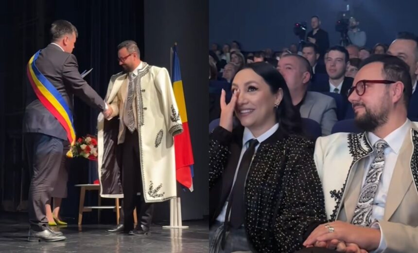 Cătălin Măruță, onorat cu titlul de cetățean de onoare al Târgu Jiu. Primarul l-a aplaudat, iar Andra a fost copleșită de lacrimi. „Acesta este locul în care mi-am petrecut copilăria.” 1 catalin maruta cetatean de onoare al orasului targu jiu primarul l a felicitat iar andra a plans de emotie e locul unde am copilarit 68341667b9db4