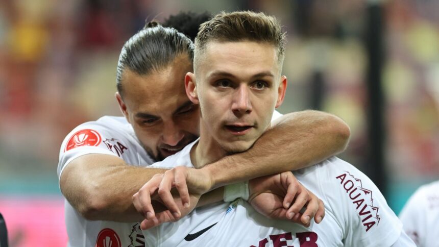 CFR Cluj pregătește o mișcare spectaculoasă pe piața transferurilor: ofertă de 15 milioane de euro pentru Louis Munteanu! 1 cfr cluj poate da lovitura pe piata transferurilor oferta de 15 000 000 de euro pentru louis munteanu 68334726e206e