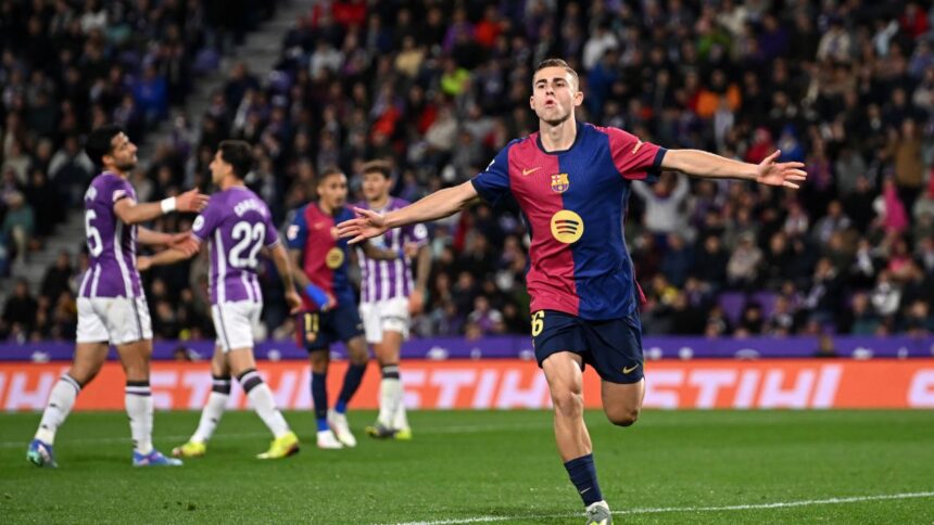 **Barcelona își întărește poziția în cursa pentru titlu după o victorie dificilă în fața unei echipe retrogradate** 1 clasament barcelona a mai facut un pas spre titlu a castigat chinuit pe terenul echipei deja retrogradate 681691efc1a9e