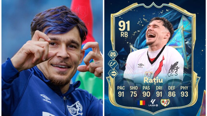 Andrei Rațiu a fost onorat cu o carte unică în FC 25! Descoperă cum se prezintă cartonașul său de "Echipa anului"! 1 foto andrei ratiu a primit un o carte speciala in jocul fc 25 cum arata cartonasul sau de echipa sezonului 6831a4145e519