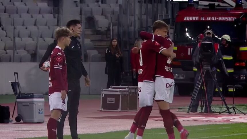 foto sageti de la rivala fcsb dupa ce fiul lui dan sucu a debutat in superliga niciodata nu o sa fie prenumele pe tricou 6832a8579accf