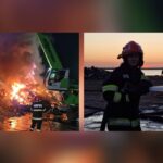 Flăcări devastatoare în Portul Constanța Sud Agigea: Pompierii în acțiune timp de ore întregi pentru a stinge un incendiu care a mistuit 800 de tone de deșeuri feroase. 2 foto video incendiu in portul constanta sud agigea pompierii s au luptat cu flacarile mai multe ore focul a distrus 800 de tone de deseuri feroase 683aa353227f1