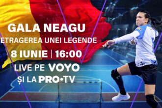 gala neagu retragerea unei legende ultimul meci al handbalistei cristina neagu va fi transmis in direct duminica 8 iunie la pro tv si pe voy 68246703cb2ca