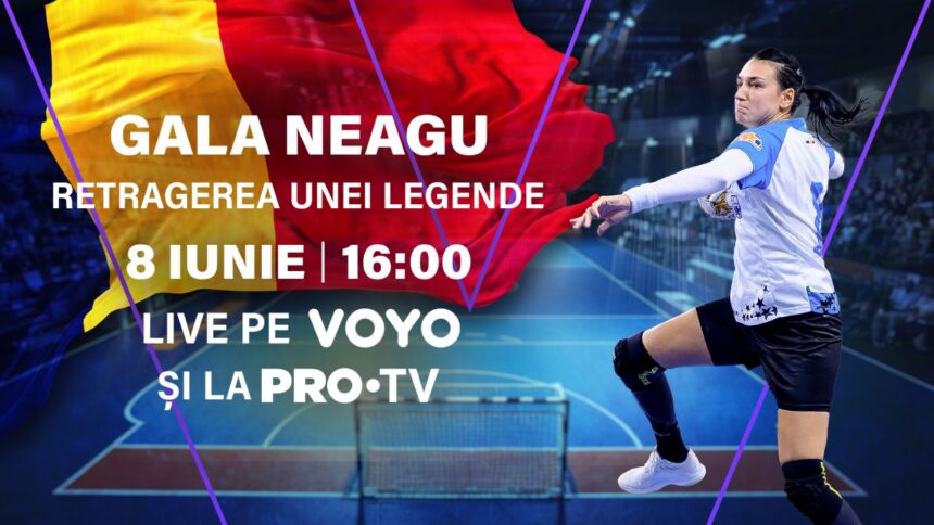 „Cristina Neagu își ia rămas bun: O seară dedicată unei legende a handbalului”, ultimul meci al sportivei va fi difuzat duminică, 8 iunie, la PRO TV și pe VOY. 1 gala neagu retragerea unei legende ultimul meci al handbalistei cristina neagu va fi transmis in direct duminica 8 iunie la pro tv si pe voy 68246703cb2ca