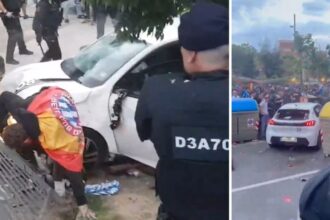 galerie foto incidente grave inainte de espanyol barcelona un individ a lovit cu masina zeci de fani 68265353f2849