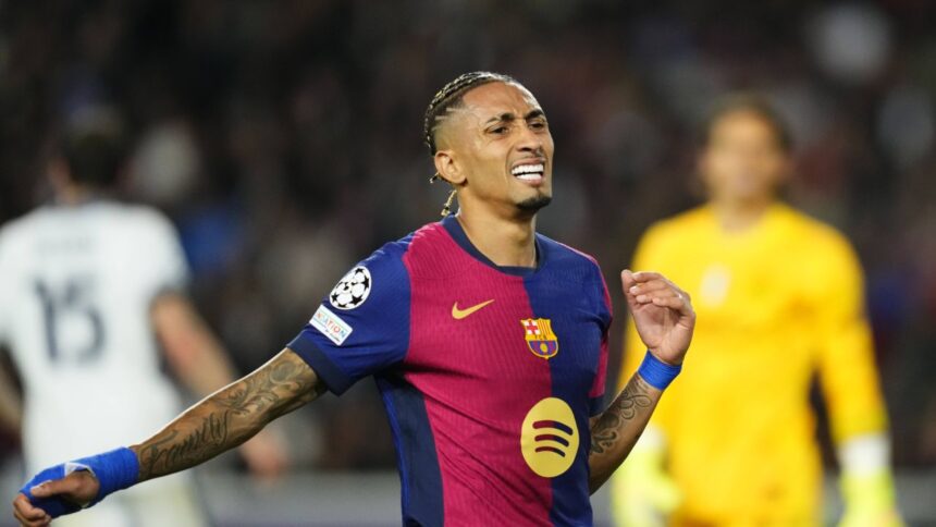 Raphinha își exprimă indignarea după remiza spectaculoasă Barcelona - Inter 3-3: "Nu putem accepta așa ceva!" 1 galerie foto raphinha dur imediat dupa barcelona inter 3 3 este inacceptabil 6812972c8bbe2