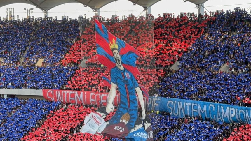 Regii Bucureștiului! O scenă impresionantă pe Arena Națională la festivitatea FCSB-ului 1 galerie foto regii capitalei scenografie de senzatie pe arena nationala la sarbatoarea fcsb ului 6828c87026e71