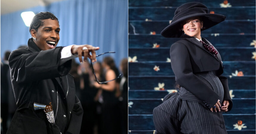Rihanna și A$AP Rocky își dezvăluie fericita veste la Met Gala 2025: vor deveni părinți pentru a treia oară! 1 galerie foto rihanna si aap rocky au anuntat la met gala 2025 ca asteapta al treilea copil 6819c0bfeac1d