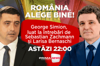george simion in direct la prima news raspunde intrebarilor fierbinti ale turului doi 681b68c47337c