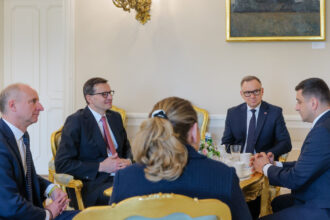 george simion s a intalnit cu presedintele poloniei andrzej duda 68249335c615e