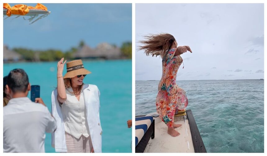 Iulia Vântur strălucește în Maldive: Detalii inedite despre nunta la care a participat și locul de vis în care s-a cazat iubita lui Salman Khan! 1 imagini rare cu iulia vantur in maldive vedeta a fost invitata la o nunta cum arata camera in care a fost cazata iubita lui salman khan 682d908a6042b