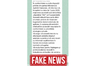 mapn dezminte ferm o dezinformare privind suspendarea masurilor de retentie si atragere a personalului din domeniul apararii 681f43fb6705b