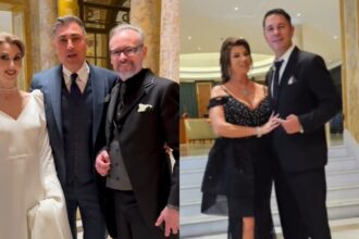 mihai albu si elena nechifor s au casatorit religios imagini de la petrecerea de nunta care a avut loc la restaurantul unui hotel de lux din bucuresti 6832c4e455baa
