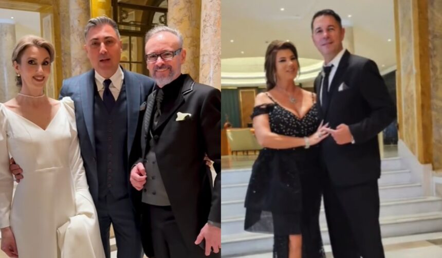 Mihai Albu și Elena Nechifor și-au unit destinele în fața lui Dumnezeu. Momente memorabile de la celebrarea nunții, desfășurată într-un restaurant elegant din inima Bucureștiului. 1 mihai albu si elena nechifor s au casatorit religios imagini de la petrecerea de nunta care a avut loc la restaurantul unui hotel de lux din bucuresti 6832c4e455baa