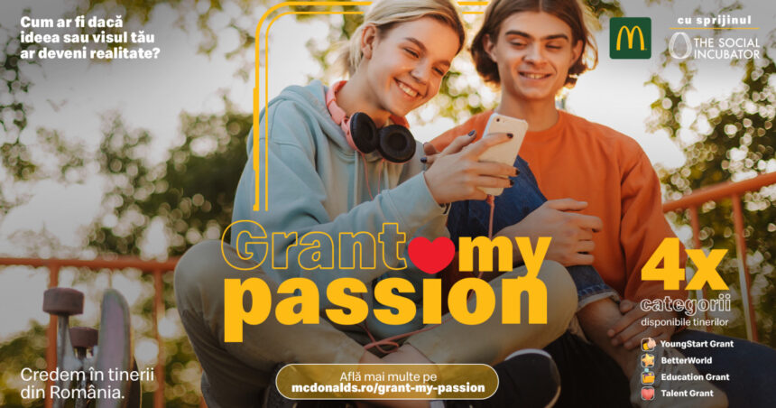 McDonald's dezvăluie Grant My Passion: Oportunități pentru tinerii antreprenori din România! 1 p mcdonalds lanseaza grant my passion un program pentru tinerii cu initiativa din romania 682f4560f418c