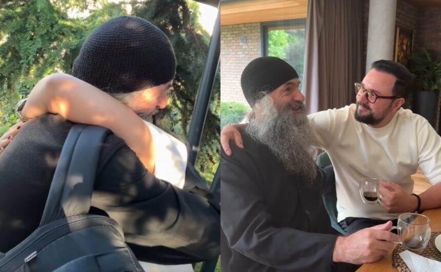 Vizita Părintelui Pimen la Andra și Cătălin Măruță: O întâlnire plină de învățăminte pentru suflet 1 parintele pimen a dormit acasa la andra si la catalin maruta ce lectie a avut pentru ei cuvintele lui sunt hrana pentru suflet 682b41eb1e8ab