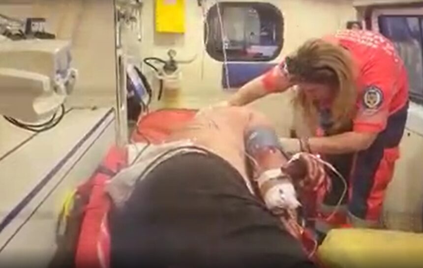 Atac sângeros la Eforie: O victimă înjunghiată în zona gâtului 1 persoana injunghiata in gat la eforie 682710acdd23c