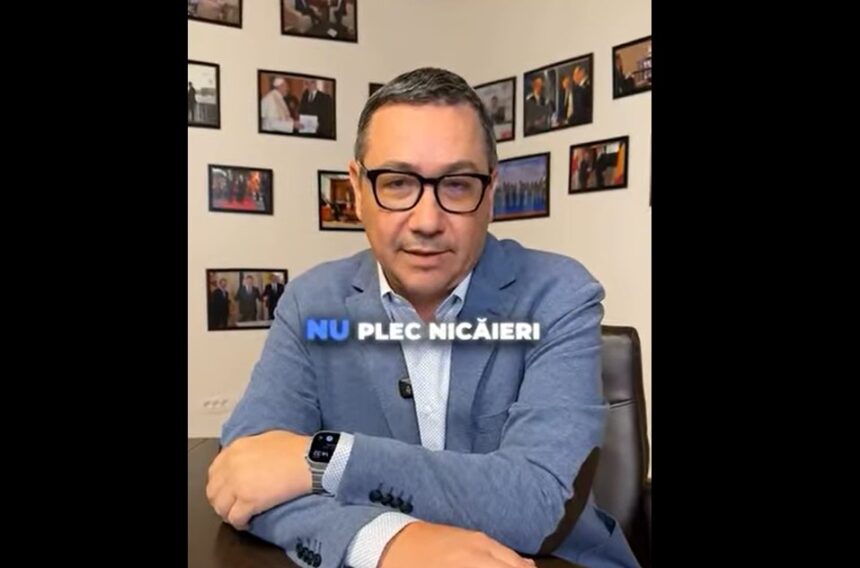 Ponta dă startul inițiativei politice „România în frunte”: „Îmi voi îndeplini misiunea cu fermitate și fără rețineri!” 1 ponta lanseaza platforma politica romania pe primul loc voi actiona fara nici o ezitare si cu maxima hotarare 681b97bc41c4d