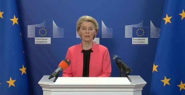 Mesaj de felicitare din partea Președintei Comisiei Europene pentru Nicușor Dan: Cei din România s-au mobilizat în număr impresionant! 1 presedinta comisiei europene il felicita pe nicusor dan romanii au iesit in numar mare 682a51de4b0e2
