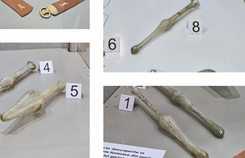 "Fascinația luxuriantă a femeilor din Cetatea Tomis: O călătorie în lumea parfumurilor antice la Mormântul pictat de tip hypogeu" 1 si femeilor din cetatea tomis le placea luxul expozitie de recipiente antice de parfum la mormantul pictat de tip hypogeu 681e812f5ce78