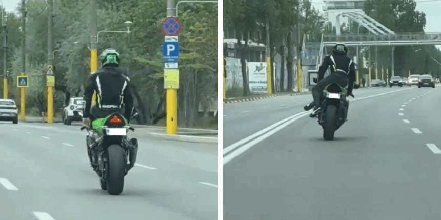 Aventura riscantă din Mamaia s-a soldat cu penalizări: Motociclistul surprins în acțiune de poliție, după cascadorii ilegale în trafic 1 spectacolul periculos din mamaia s a incheiat cu o sanctiune motociclistul filmat in timp ce facea cascadorii in trafic prins de politisti 682316640714c