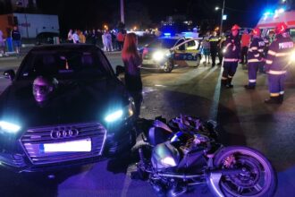 un autoturism si o motocicleta s au ciocnit in zona capitol din constanta 681e62a1e5a73