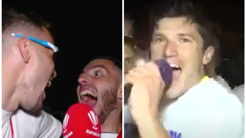 Darius Olaru și Mihai Popescu au reprodus stilul lui „Dodel” Tănase în urma triumfului FCSB-ului: „Felicitări, băieți!” 1 video darius olaru si mihai popescu l au imitat pe dodel tanase dupa ce fcsb a castigat titlul bravo voua ba 68299b64317df